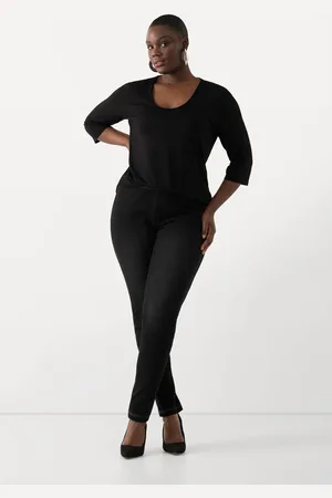 Ulla Popken Große Größen Jeggings Sienna, Damen, , Größe: 42, Baumwolle/Polyester/Elasthan
