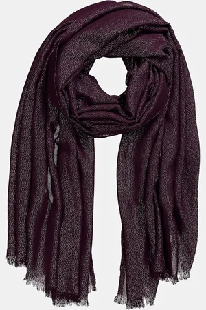 Ulla Popken Große Größen Schal, Damen, , Größe: One Size, Viskose/Metallische Fasern