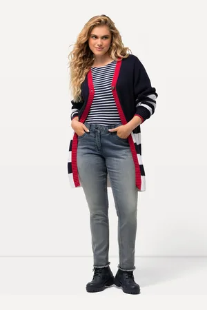 Ulla Popken Große Größen Jeans Sarah, Damen, , Größe: 42, Baumwolle