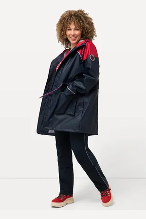 Ulla Popken Große Größen HYPRAR Friesenjacke, Damen, , Größe: 42/44, Synthetische Fasern/Baumwolle