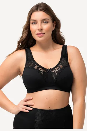 Ulla Popken Große Größen Entlastungs-BH Kelly, Damen, , Größe: 100C, Baumwolle