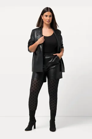 Ulla Popken Große Größen Strumpf-Leggings, Damen, , Größe: 42/44, Polyester