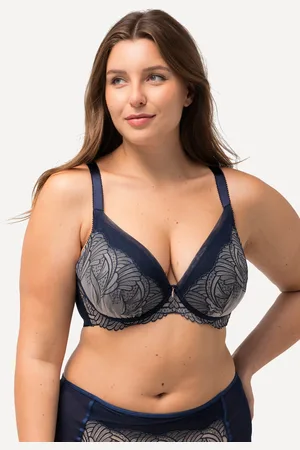 Ulla Popken Große Größen Bügel-BH, Damen, , Größe: 110D, Synthetische Fasern/Elasthan