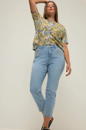 STUDIO UNTOLD Große Größen Mom-Jeans, Damen, , Größe: 42, Baumwolle