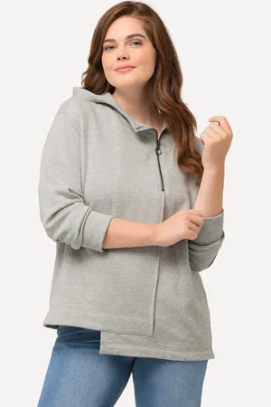 Ulla Popken Große Größen Hoodie, Damen, , Größe: 42/44, Baumwolle
