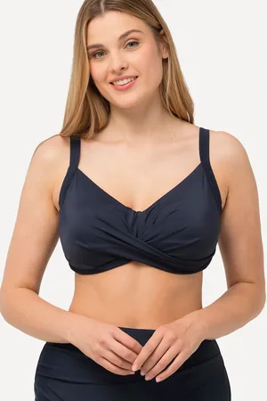 Ulla Popken Große Größen Bikini-Top, Damen, , Größe: 48, Polyester/Synthetische Fasern/Elasthan