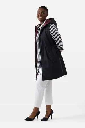 Ulla Popken Große Größen Wendeweste, Damen, , Größe: 42/44, Polyester/Synthetische Fasern