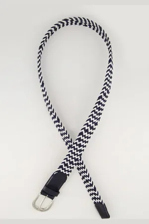 Ulla Popken Große Größen Flechtgürtel, Damen, , Größe: 95, Polyester/Leder