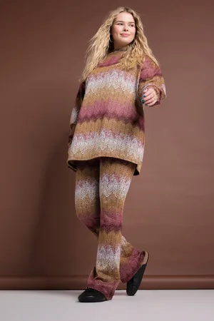 STUDIO UNTOLD Große Größen Schlaghose, Damen, , Größe: 42, Polyester