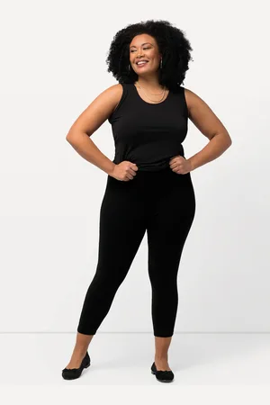 Ulla Popken Große Größen 7/8-Leggings, Damen, , Größe: 46/48, Baumwolle