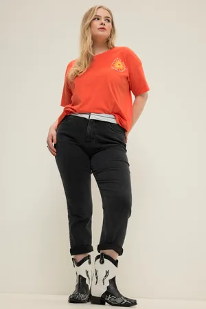 STUDIO UNTOLD Große Größen Mom-Jeans, Damen, , Größe: 42, Baumwolle/Polyester