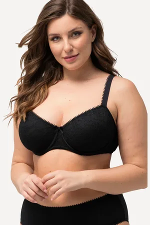 Ulla Popken Große Größen Bügel-BH, Damen, , Größe: 85B, Synthetische Fasern/Elasthan