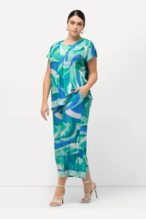 Ulla Popken Große Größen Jersey-Culotte, Damen, , Größe: 42/44, Polyester