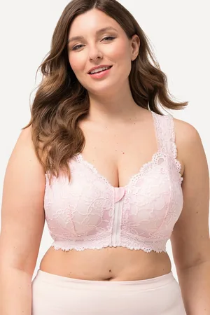 Ulla Popken Große Größen Bralette, Damen, , Größe: 100B, Baumwolle/Synthetische Fasern/Elasthan