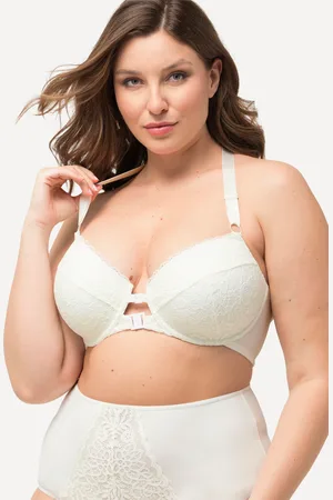 Ulla Popken Große Größen Bügel-BH, Damen, , Größe: 100B, Synthetische Fasern/Elasthan