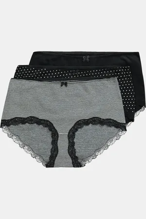 Ulla Popken Große Größen Hipster, Damen, , Größe: 54/56, Baumwolle/Synthetische Fasern/Elasthan