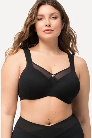 Ulla Popken Große Größen Bügel-BH, Damen, , Größe: 100B, Synthetische Fasern/Elasthan