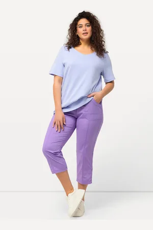 Ulla Popken Große Größen 7/8-Cargohose, Damen, , Größe: 42, Baumwolle