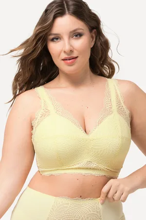 Ulla Popken Große Größen Bralette, Damen, , Größe: 100C, Synthetische Fasern/Elasthan