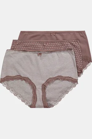 Ulla Popken Große Größen Hipster, Damen, , Größe: 50/52, Baumwolle/Synthetische Fasern/Elasthan