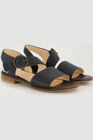 Ulla Popken Leder-Sandaletten, Damen, , Größe: 38, Leder