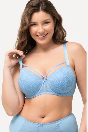 Ulla Popken Große Größen Bügel-BH, Damen, , Größe: 100C, Synthetische Fasern/Elasthan