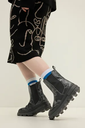 STUDIO UNTOLD Leder-Chelseaboots, Damen, , Größe: 38, Leder/Synthetische Fasern