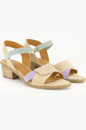 Ulla Popken Leder-Sandalen, Damen, , Größe: 38, Leder