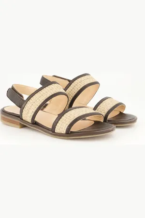 Ulla Popken Leder-Sandalen, Damen, , Größe: 39, Leder