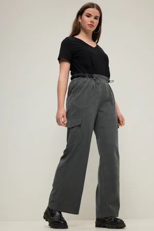 STUDIO UNTOLD Große Größen Cargohose, Damen, , Größe: 42/44, Polyester/Synthetische Fasern