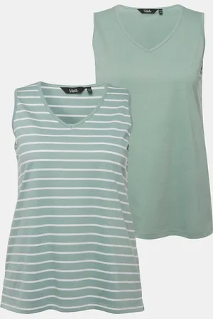Ulla Popken Große Größen Top, Damen, , Größe: 42/44, Baumwolle