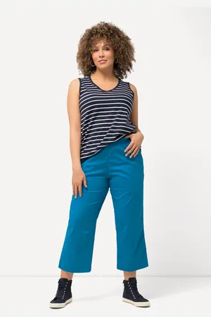 Ulla Popken Große Größen 7/8-Hose Ruby, Damen, , Größe: 42, Baumwolle