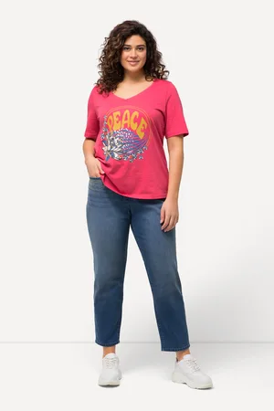 Ulla Popken Große Größen Jeans Sarah, Damen, , Größe: 42, Baumwolle/Polyester