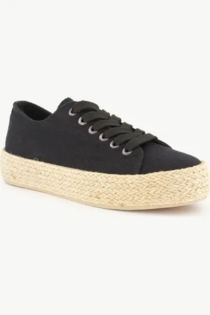 Ulla Popken Canvas-Sneaker, Damen, , Größe: 38, Sonstige