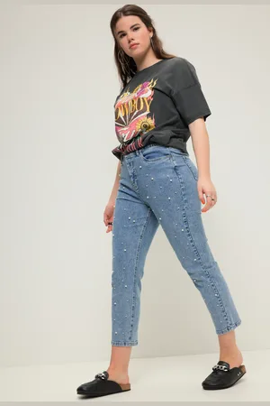 STUDIO UNTOLD Große Größen Mom-Jeans, Damen, , Größe: 50, Baumwolle