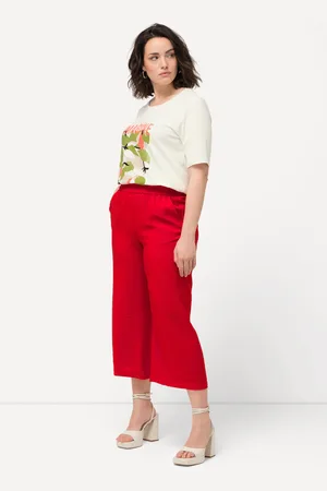 Ulla Popken Große Größen Culotte, Damen, , Größe: 42, Viskose/Synthetische Fasern