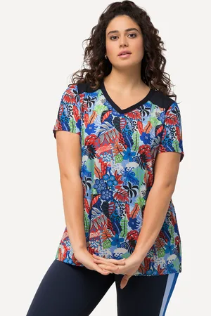Ulla Popken Große Größen Funktionsshirt, Damen, , Größe: 42/44, Polyester