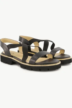 Ulla Popken Leder-Sandaletten, Damen, , Größe: 38, Leder