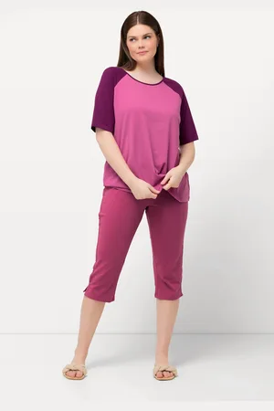 Ulla Popken Große Größen Capri-Leggings, Damen, , Größe: 46/48, Baumwolle