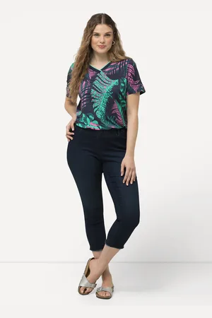 Ulla Popken Große Größen 7/8-Jeggings Sienna, Damen, , Größe: 42, Baumwolle/Polyester