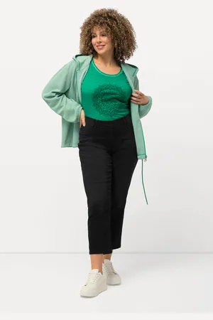 Ulla Popken Große Größen 7/8-Jeans Sienna, Damen, , Größe: 48, Baumwolle/Polyester/Viskose