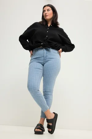 STUDIO UNTOLD Große Größen Skinny Jeans, Damen, , Größe: 42, Baumwolle