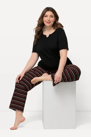 Ulla Popken Große Größen Pyjama, Damen, , Größe: 42/44, Baumwolle