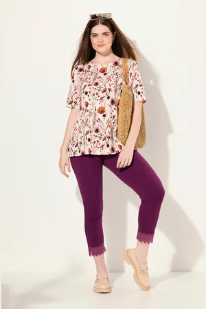 Ulla Popken Große Größen 7/8-Leggings, Damen, , Größe: 42/44, Baumwolle