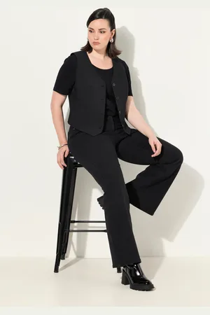 Ulla Popken Große Größen Bootcut-Jeans Marie, Damen, , Größe: 46, Baumwolle/Polyester