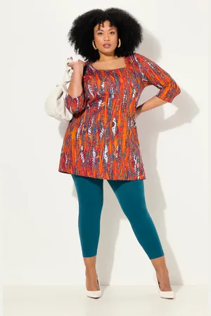 Ulla Popken Große Größen 7/8-Leggings, Damen, , Größe: 58/60, Baumwolle