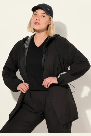 Ulla Popken Große Größen Regenjacke, Damen, , Größe: 42/44, Polyester