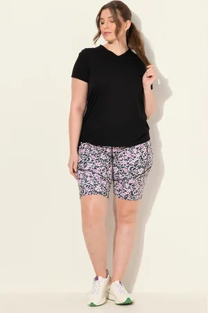Ulla Popken Große Größen Leggings-Shorts, Damen, , Größe: 42/44, Polyester/Elasthan