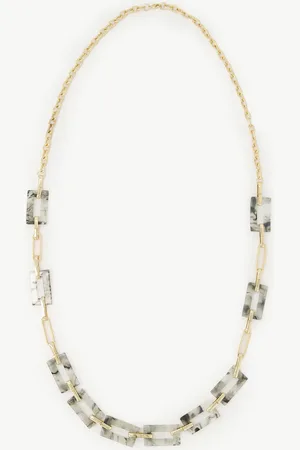 Ulla Popken Große Größen Longkette, Damen, , Größe: One Size, Metallische Fasern/Kunststoff/Zink
