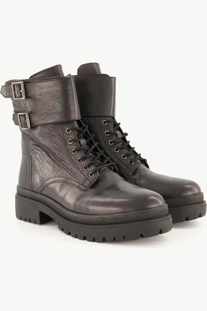 Ulla Popken Leder-Stiefeletten, Damen, , Größe: 38, Sonstige/Leder